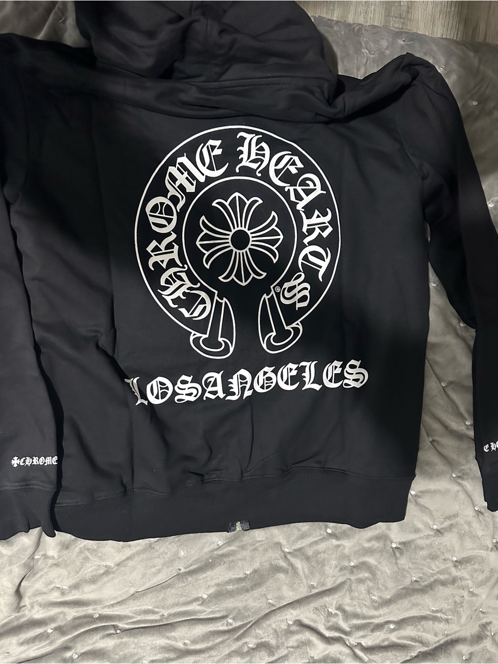 Chrome Los Angeles Black Graphic Hoodie